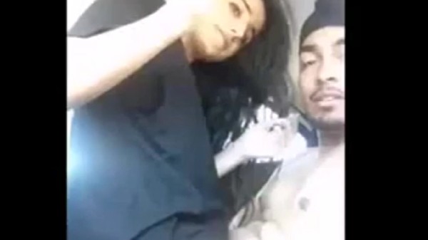 College girl was fucking her boyfriend in the car