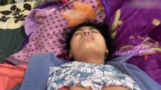 Desi gujarati aunty has midnight sex with her husbhand