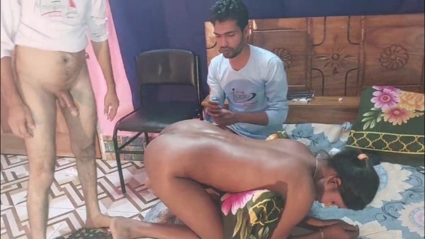 Big brothers have threesome sex with sister