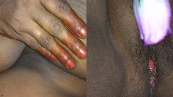 Black pussy aunty fucks with her husband cock