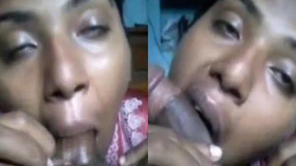 Mallu horny aunty sucks her young stepson cock
