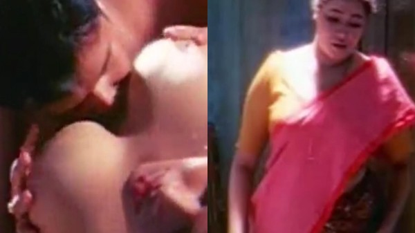 Mallu maid boobs sucks by her owners young son