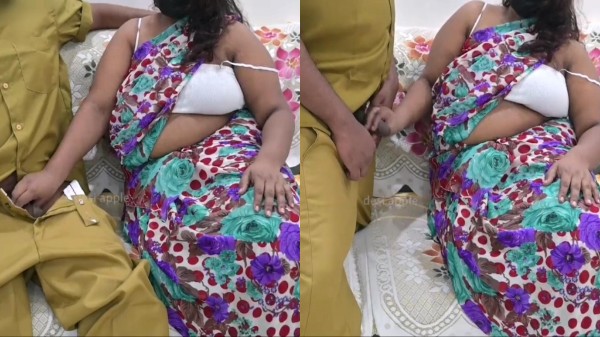 Gas boy seduces aunty ad fuck her pussy