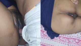 Wet pussy aunty expose her ass for rough doggy sex