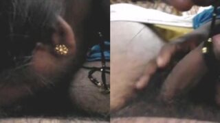 Aged aunty blows her husband big black cock
