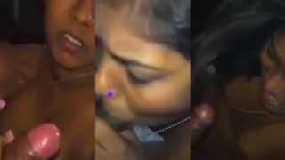 Desi big cock brother has rough blowjob with his sister